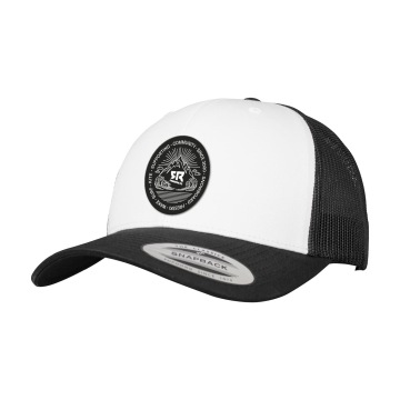 Curved Trucker Black/White/Black