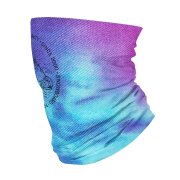 Light Neckwarmer Tie&Dye Purple