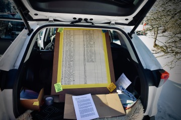 Startovka a registrační kufr (foto: František Ortmann)